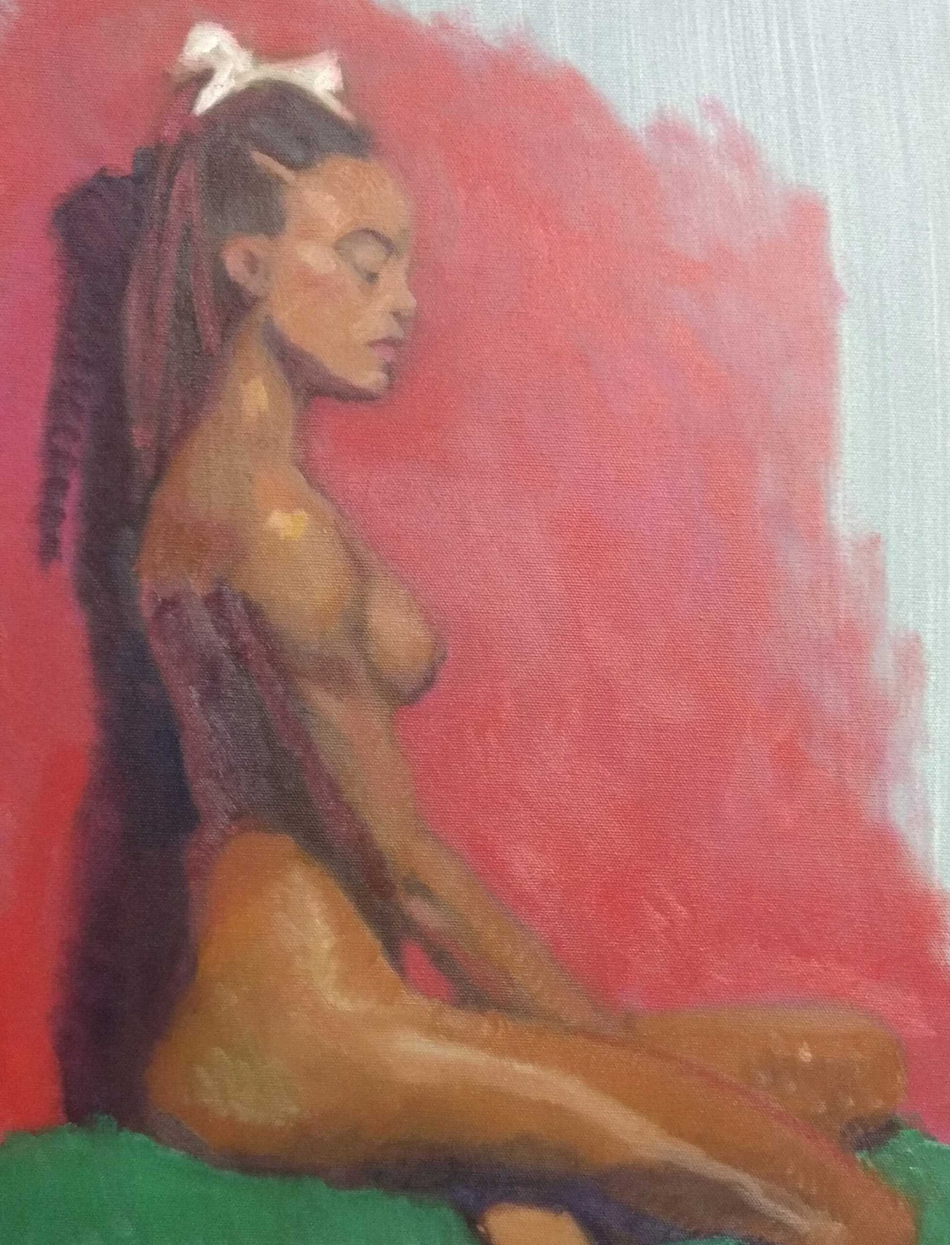More heat less rigor 2 day pose by Fine Artist Julie Dyer Holmes
