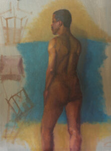 Human Being figure painting by Julie Dyer Holmes