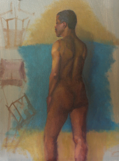 Human Being figure painting by Julie Dyer Holmes