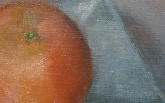 Work in progress of an oil painting by artist Julie Dyer Holmes based in Raleigh, NC