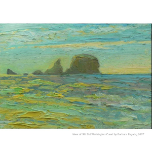 View of Shi Shi Washington Coast by Barbara Fugate 2007