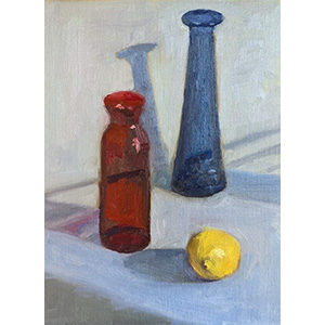 Without love oil painting on panel by Fine Artist Julie Dyer Holmes