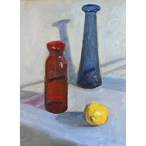 Without love oil painting on panel by Fine Artist Julie Dyer Holmes