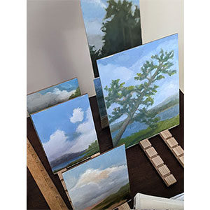 Putting-work-in-time-out by fine artist Julie Dyer Holmes