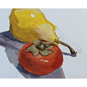 Part-Two-Pear-and-Persimmon-Painting-