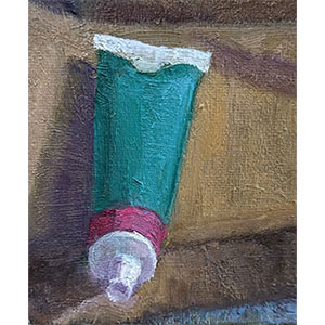 Crazy-Connections-Work-in-progress-oil-painting-inspired-by-Andrea-del-Castagna-Painting-of-Pippo-Spano-1440