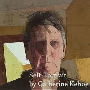 Amazing Living Woman Artist Catherine Kehoe Self Portrait
