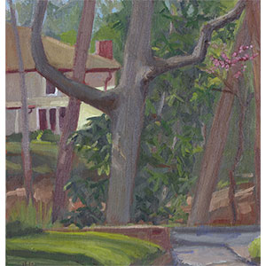 Spring View 2024 12x12 oil painting by JD Holmes WP Featured image