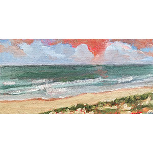 Lingering Beach Memories Painting