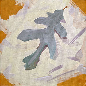 All different all the same 6x6 inch gouache painting on panel by JDHolmes