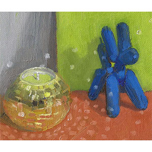 Color study season 6x6 inch oil painting color study by JDHolmes