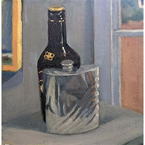 Perfect Blend 6x6 inch oil painting by JDHolmes