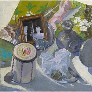 Give me love 8x8 inch oil painting by JDHolmes