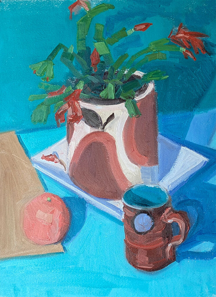 Nick of Time 12x16 inch oil painting on Arches Oil Paper by JDHolmes