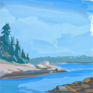 Crowley's Island Beach View