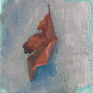 Fleeting Beauty 6x6 inch oil painting on panel by Julie Dyer Holmes