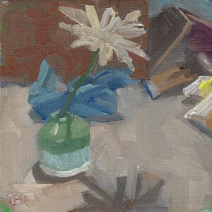 Shadow Side 6x6 inch oil painting on panel by JDHolmes