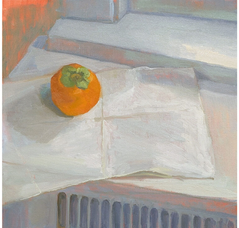 Warmth 12 x 12 inch oil painting on panel by Fine Artist Julie Dyer Holmes