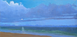 Moonrise 4ft by 2ft oil painting by JDHolmes